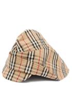 Matchesfashion.com Burberry - Vintage Check Cotton Rain Hat - Mens - Beige Multi