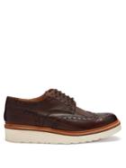 Grenson Archie Raised-sole Leather Oxford Brogues