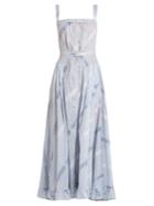 Thierry Colson Rosanna Striped Cotton-voile Dress