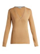 Gabriela Hearst Lorenco Cashmere And Silk-blend Sweater