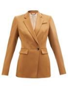 Another Tomorrow - Merino-twill Jacket - Womens - Camel