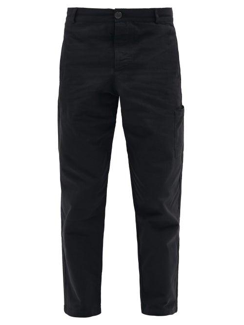 Matchesfashion.com Oliver Spencer - Judo Cotton-twill Trousers - Mens - Black