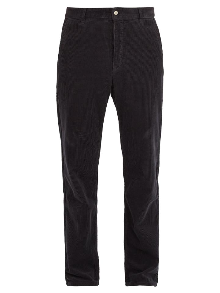 Ami Straight-leg Corduroy Trousers