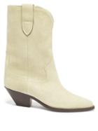 Isabel Marant - Dahope Suede Boots - Womens - Beige