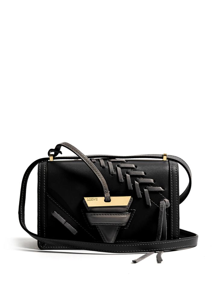 Loewe Barcelona Small Laced Leather Cross-body Bag