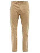 Rrl - Cotton-twill Slim-leg Trousers - Mens - Beige