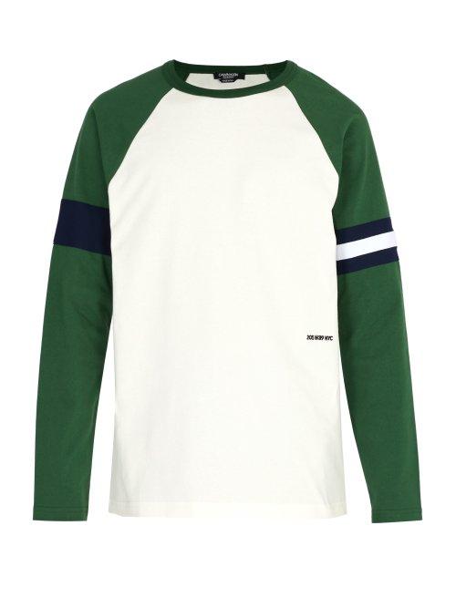Matchesfashion.com Calvin Klein 205w39nyc - Raglan Sleeve Cotton Jersey T Shirt - Mens - White
