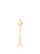 Matchesfashion.com Balenciaga - Eiffel Tower Souvenir Single Earring - Womens - Gold