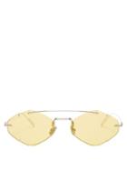 Matchesfashion.com Dior Homme Sunglasses - Diorinclusion Rhombus Shaped Sunglasses - Mens - Silver