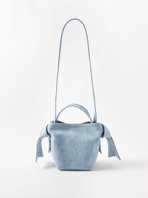 Acne Studios - Musubi Mini Denim Cross-body Bag - Womens - Denim