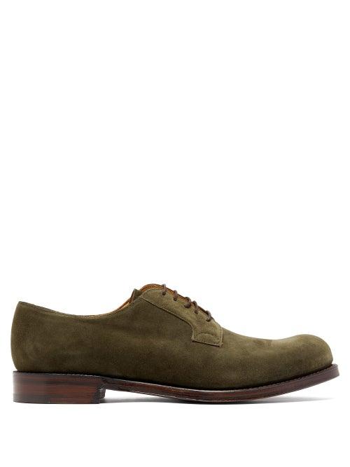 Matchesfashion.com Cheaney - Horseforth Suede Derby Shoes - Mens - Khaki