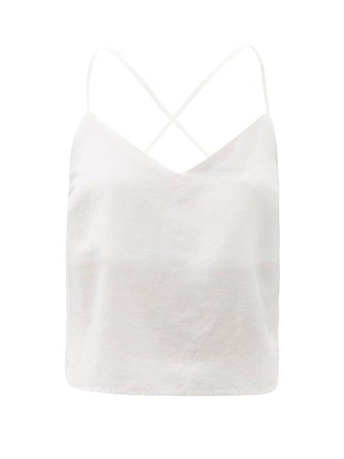 Ladies Lingerie Skin - Ravena Cotton-blend Cami Top - Womens - Ivory