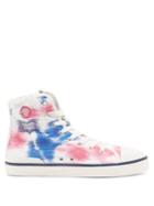 Matchesfashion.com Isabel Marant - Benkeen Tie-dye Towelling High-top Trainers - Womens - Multi