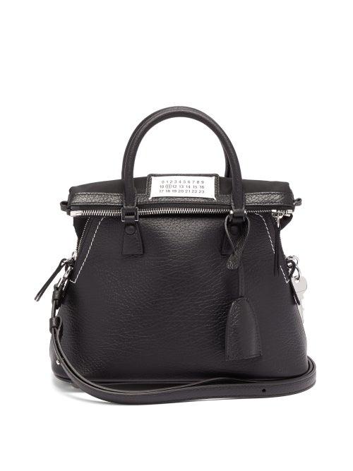 Matchesfashion.com Maison Margiela - 5ac Grained Leather Cross Body Bag - Womens - Black