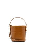 Matchesfashion.com Nico Giani - Adenia Lizard-embossed Leather Bucket Bag - Womens - Tan Multi