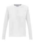 Ganni - Logo-print Cotton-blend Jersey T-shirt - Womens - White