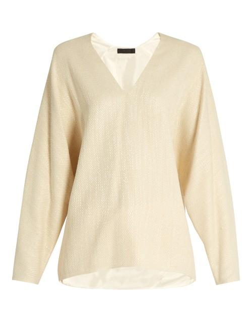 The Row Wilden Dolman-sleeved Top