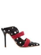 Malone Souliers X Emanuel Ungaro Maureen Polka-dot Mules