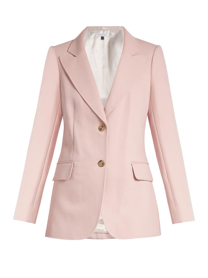 Bella Freud Isaac Single-breasted Cotton-blend Jacket