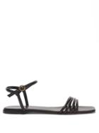 Ladies Shoes Gianvito Rossi - Four-strap Leather Sandals - Womens - Black