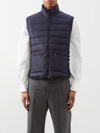 Thom Browne - High-neck Down Gilet - Mens - Navy