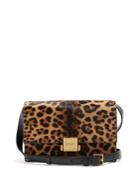 Saint Laurent Bellechasse Medium Leopard-print Leather Bag