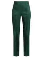 Rosie Assoulin Oboe Silk-faille Slim-fit Trousers