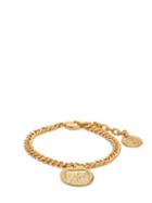 Matchesfashion.com Ancient Greek Sandals - Owl Embossed Charm Metal Anklet - Womens - Gold