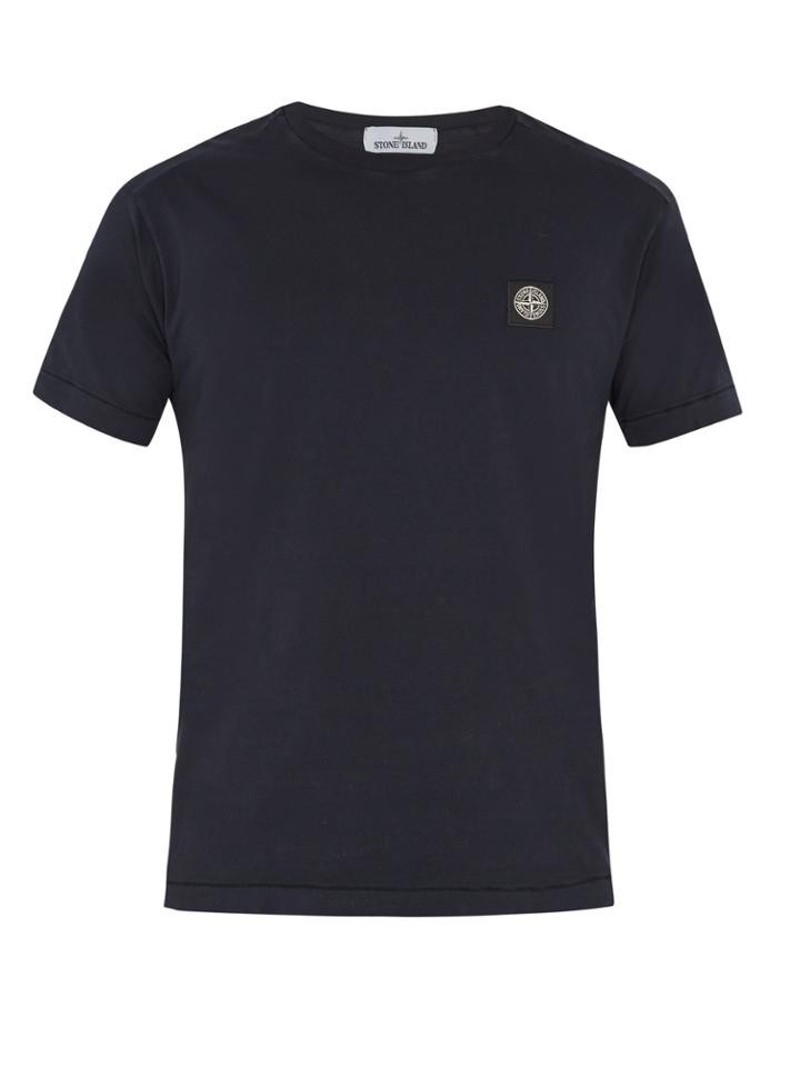 Stone Island Crew-neck Cotton-jersey T-shirt