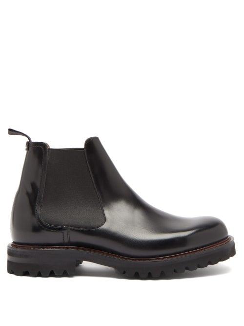Matchesfashion.com Church's - Cornwood Lugged-sole Leather Chelsea Boots - Mens - Black
