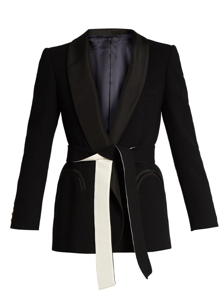Blazé Milano Midnight Smoking Cool And Easy Wool Blazer