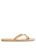 Matchesfashion.com Ancient Greek Sandals - Orea Leather Slides - Womens - Tan