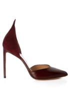 Francesco Russo Snakeskin And Suede Point-toe Pumps