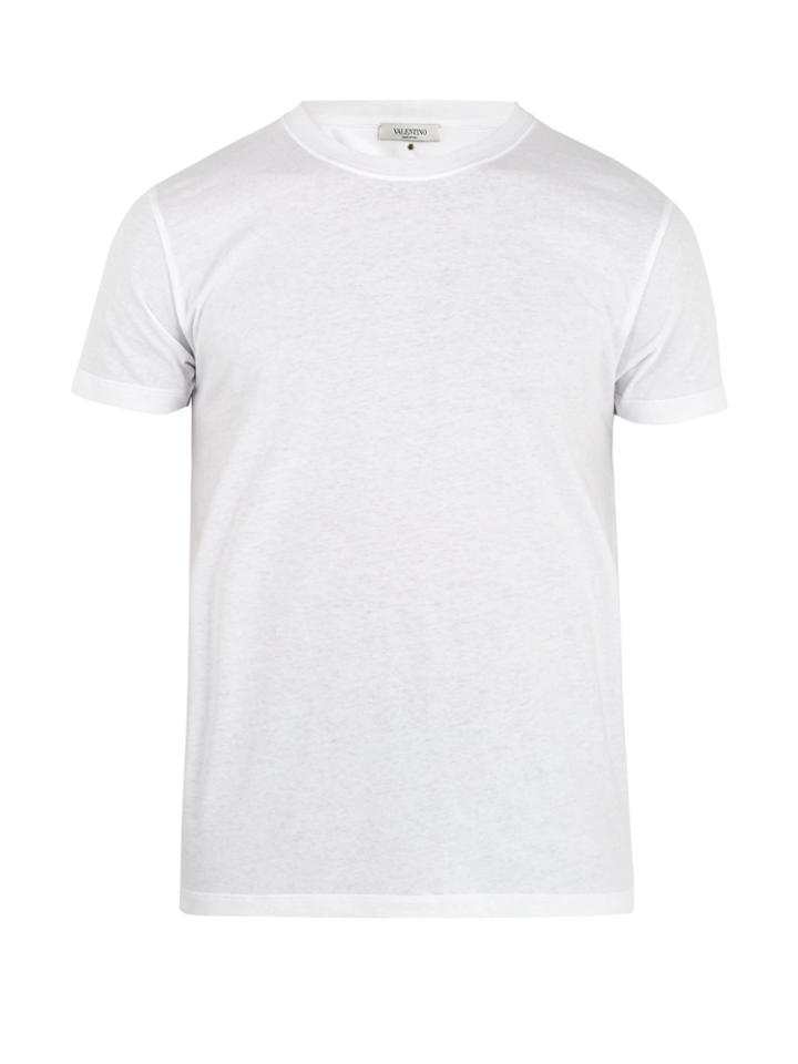 Valentino Crew-neck Cotton T-shirt