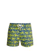 Matchesfashion.com Frescobol Carioca - Sports Angra Lanca Print Swim Shorts - Mens - Yellow Multi