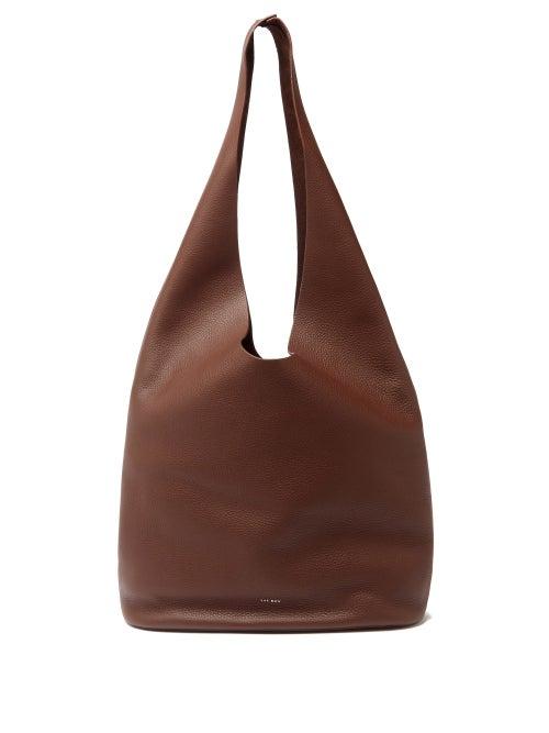 Ladies Bags The Row - Bindle Grained-leather Tote Bag - Womens - Brown
