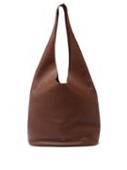 Ladies Bags The Row - Bindle Grained-leather Tote Bag - Womens - Brown