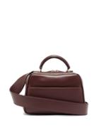 Matchesfashion.com Valextra - Serie S Small Smooth Leather Shoulder Bag - Womens - Burgundy