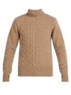 Matchesfashion.com Oliver Spencer - Talbot Roll Neck Wool Sweater - Mens - Beige