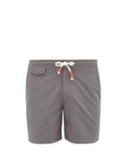 Matchesfashion.com Orlebar Brown - Fossil Mid Length Swim Shorts - Mens - Grey