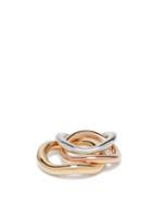 Matchesfashion.com Charlotte Chesnais - Wave Vermeil & Silver Stacking Rings - Womens - Multi