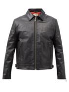 Nudie Jeans - Eddy Padded Leather Jacket - Mens - Black