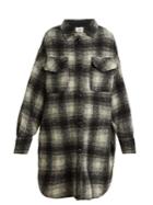Isabel Marant Étoile Gario Oversized Checked Wool-blend Coat