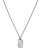 M Cohen - The Gudo Diamond & Sterling Silver Necklace - Mens - Silver