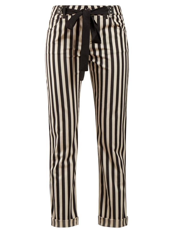 Altuzarra Jacques Striped Cropped Trousers