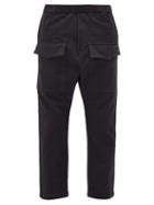 Matchesfashion.com Barena Venezia - Riofondo Cropped Cotton Trousers - Mens - Black