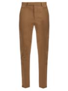 Fendi Straight-leg Stretch-cotton Chino Trousers