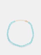 Jia Jia - Arizona Apatite & 14kt Gold Bracelet - Womens - Blue Multi