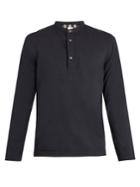Paul Smith Grandad-collar Cotton-blend Shirt