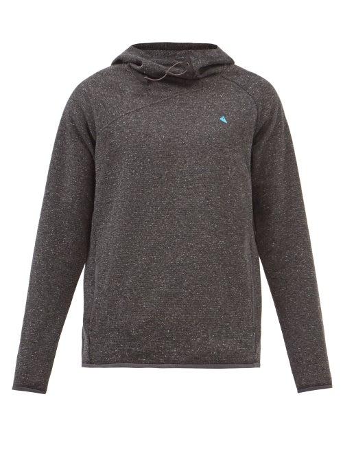 Klttermusen - Falen Melang Hooded Sweatshirt - Mens - Black